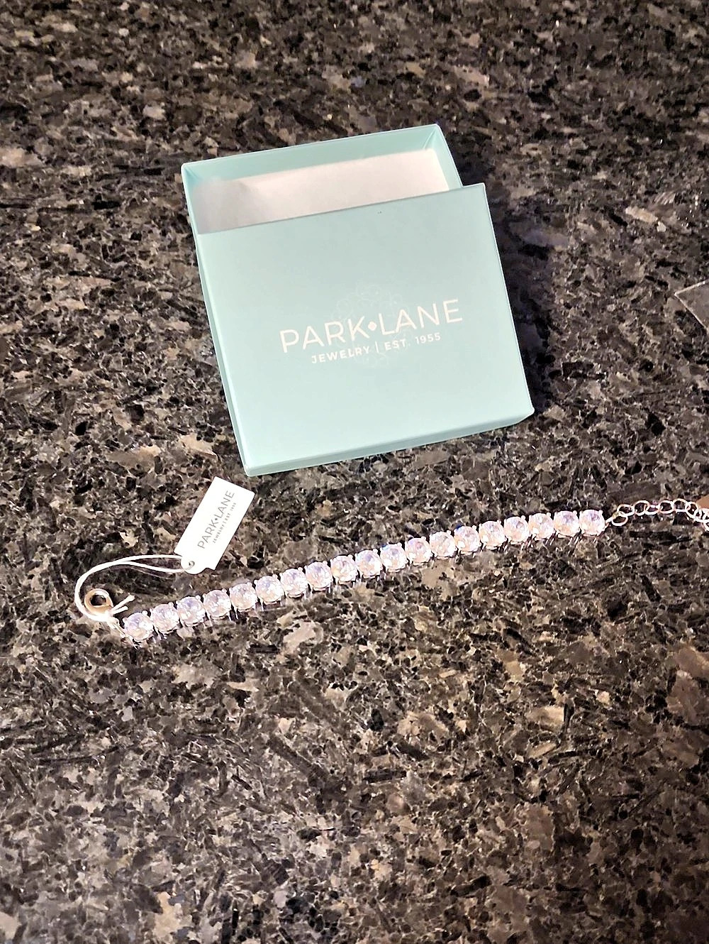 Park Lane Crystal Tennis Bracelet NWT in Silver